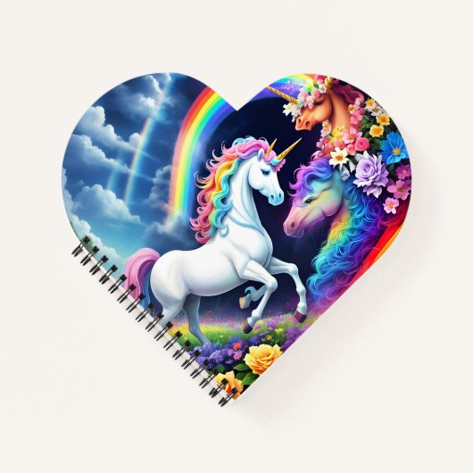 Rainbow Unicorn One Notitieboek (Voorkant)