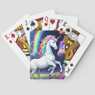 Rainbow Unicorn One Pokerkaarten