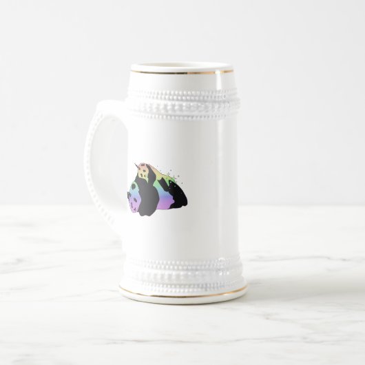 Rainbow Unicorn Pandas Magic Sparkle Cuddle Bierpul (Voorkant links)