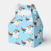 Rainbow Unicorn Party Favor Box Bedankdoosjes (Achterkant)