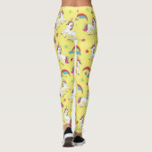 Rainbow Unicorn Party Leggings (Achterkant)