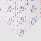 Rainbow Unicorn Party Tissuepapier (Detail)