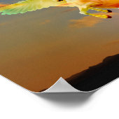 Rainbow unicorn pegasus poster (Hoek)