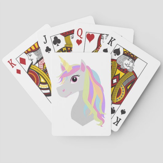 Rainbow Unicorn Pokerkaarten (Achterkant)