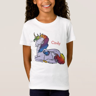 Rainbow Unicorn Shirt voor meisjes
