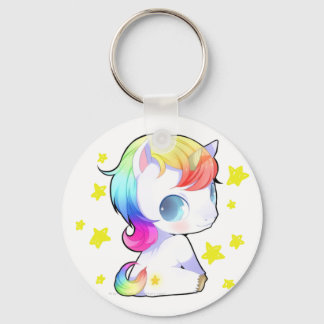 Rainbow Unicorn Sleutelhanger