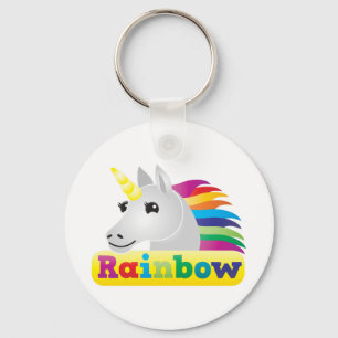 Rainbow Unicorn Sleutelhanger