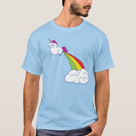 Rainbow Unicorn! T-shirt (Voorkant)