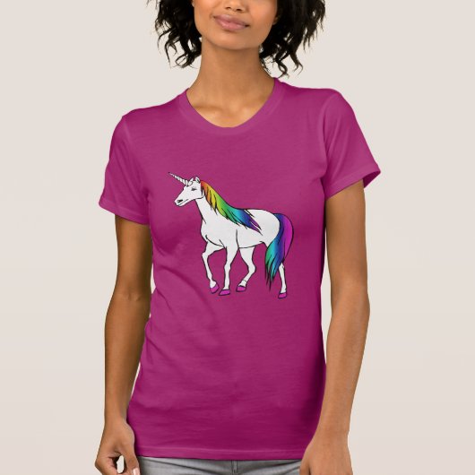 RAINBOW UNICORN T-SHIRT (Voorkant)