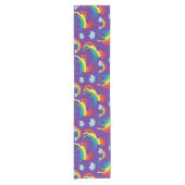 Rainbow Unicorns Korte Tafelloper (Voorkant)