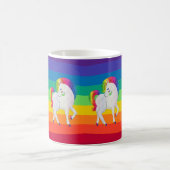 Rainbow Unicorns Parade Café Mug (Centre)