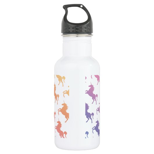 Rainbow Unicorns.pdf Waterfles (Achterkant)