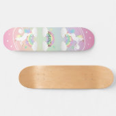 Rainbow Unicorns Skateboard (Horz)