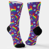 Rainbow Unicorns Sokken (Gebogen)