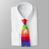 Rainbow Unicorns Unicorns Neckties Cravate (Attaché)