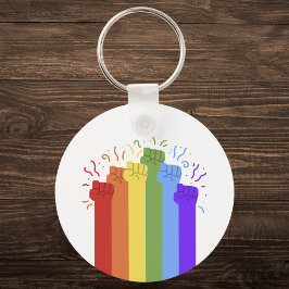 Rainbow Unity First Pride Sleutelhanger