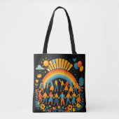Rainbow Unity Kids Celebration Tote Bag (Devant)