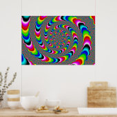 Rainbow Universe - Fractal Art Poster (Keuken)