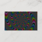 Rainbow Universe - Fractal Art Visitekaartje (Achterkant)