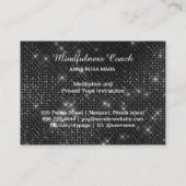 *~* Rainbow Universe Glitter Meditation Eagle Visitekaartje (Achterkant)