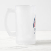 Rainbow USA American Independence Day 4e juli Matglas Bierpul (Links)