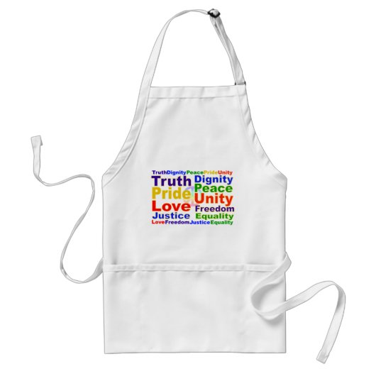 Rainbow Values schort (Voorkant)