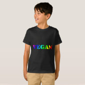 Rainbow Vegan T-shirt (Voorkant volledig)