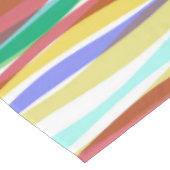 Rainbow Verticale stripes Pastel Kleurig Tafelkleed (Gekanteld)