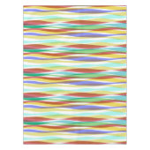 Rainbow Verticale stripes Pastel Kleurig Tafelkleed (Voorkant)