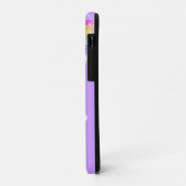 Rainbow violet paarse sky en sterren, aangepaste n Case-Mate iPhone case (Achterkant/links)