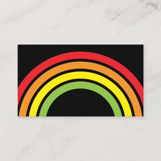 rainbow visitekaartje (Voorkant)