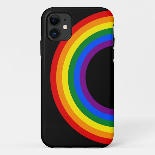 RAINBOW VLAG BUTTON + uw teken of tekst Case-Mate iPhone Case (Achterkant)