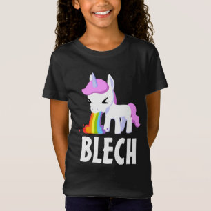 RAINBOW VOMIT UNICORN FUNNY KINDER T-Shirt