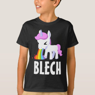 RAINBOW VOMIT UNICORN FUNNY KINDER T-Shirt