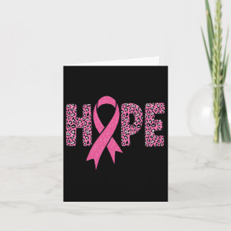 Rainbow voor borstkanker in oktober Draag roze hoo Kaart