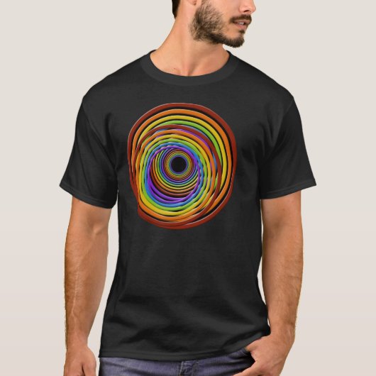 Rainbow Vortex T-shirt (Voorkant)