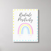 Rainbow Wall Art Canvas Afdruk (Voorkant)