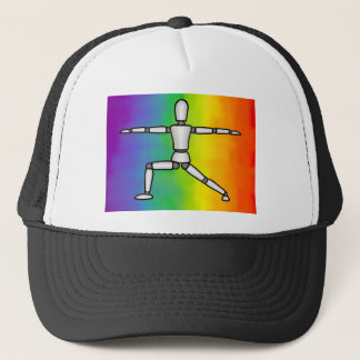 Rainbow Warrior 2 yoga pose Trucker Pet