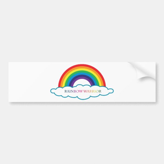 Rainbow Warrior collecties Bumpersticker (Voorkant)