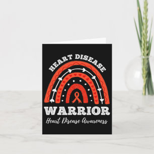 Rainbow Warrior Heart Disease Awareness Kaart