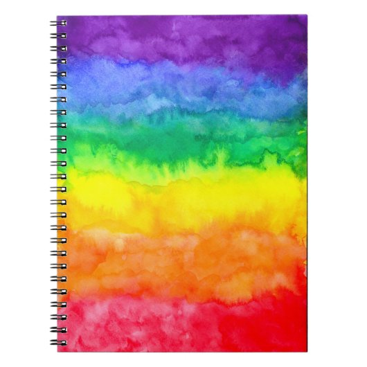 Rainbow Wash-laptop Notitieboek (Voorkant)