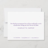 Rainbow Watercouleurs Business Carte de remercieme (Dos)