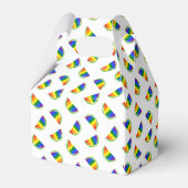 Rainbow Watermelon Pattern Bedankdoosjes (Achterkant)