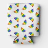 Rainbow Watermelon Pattern Blikjeskoeler (Voorkant)