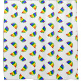 Rainbow Watermelon Pattern Douchegordijn (Voorkant)