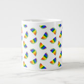 Rainbow Watermelon Pattern Extra Grote Beker (Voorkant)