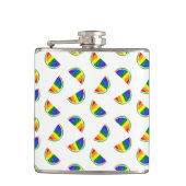 Rainbow Watermelon Pattern Heupfles (Voorkant)