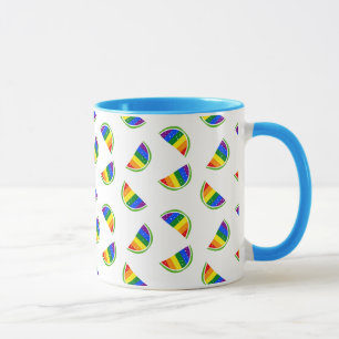 Rainbow Watermelon Pattern Mok