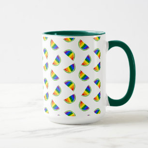 Rainbow Watermelon Pattern Mok