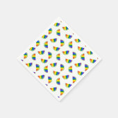 Rainbow Watermelon Pattern Servet (Hoek)